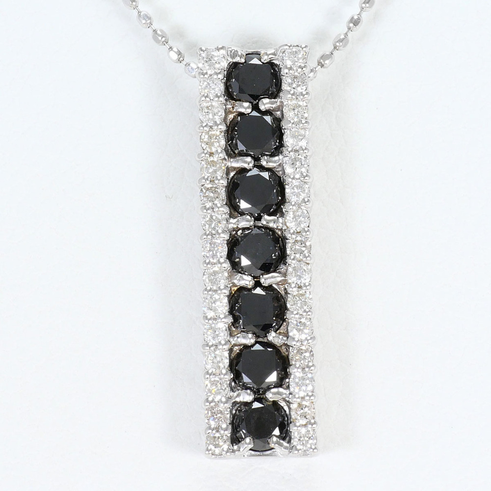 VINTAGE 18k Silver Diamond Necklace